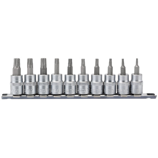 Draper TX-STAR Socket Bit Set, 3/8" Sq. Dr., 48mm (10 Piece) 16309 Draper - Dynamic Drive