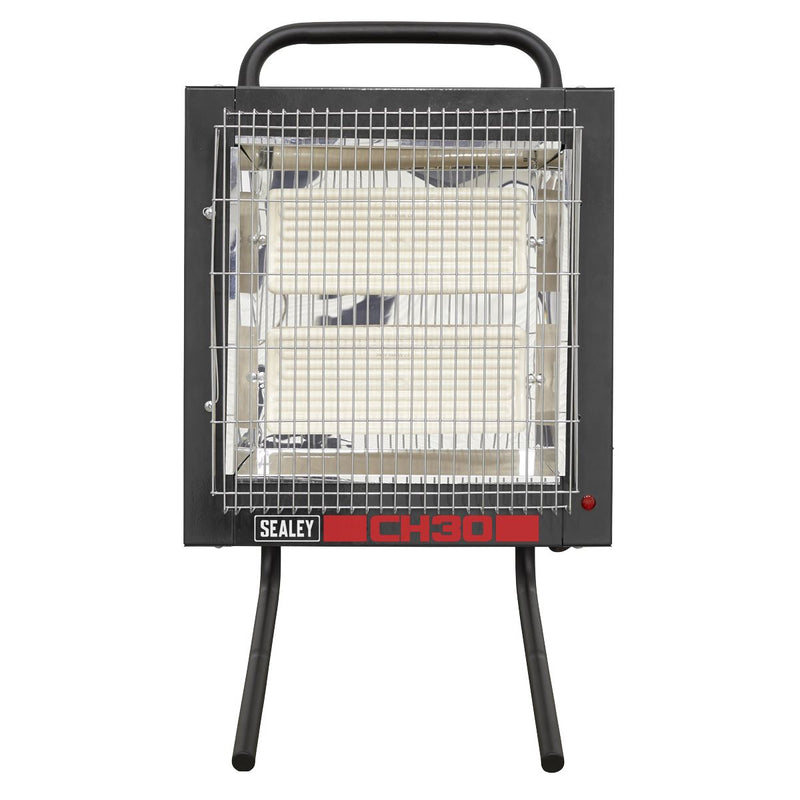 Sealey Ceramic Heater 1.4/2.8kW 230V CH30 Sealey - Dynamic Drive