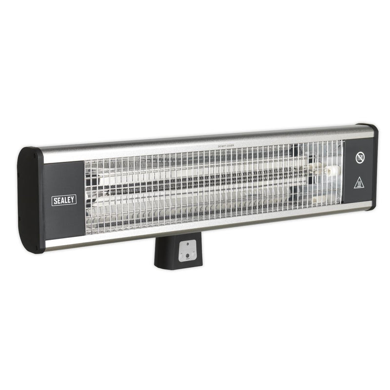 Sealey High Efficiency Carbon Fibre Infrared Wall Heater 1800W/230V IWMH1809R Sealey - Dynamic Drive
