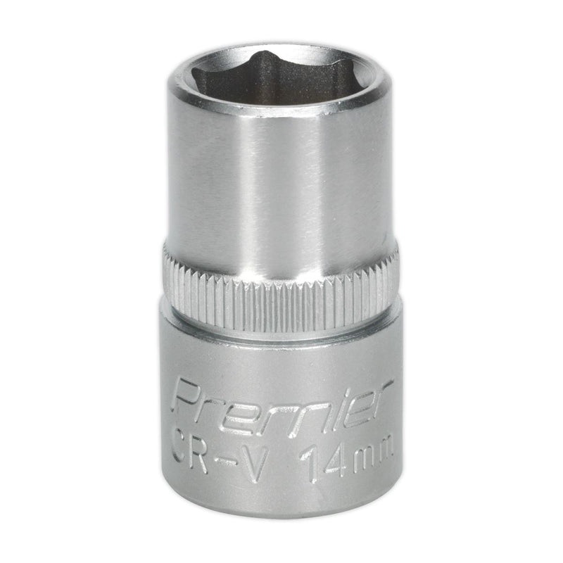 Sealey WallDrive Socket 14mm 1/2"Sq Drive S1214 Sealey - Dynamic Drive