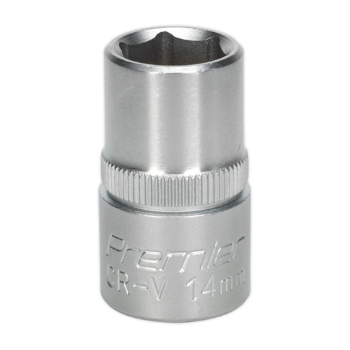 Sealey WallDrive Socket 14mm 1/2"Sq Drive S1214 Sealey - Dynamic Drive