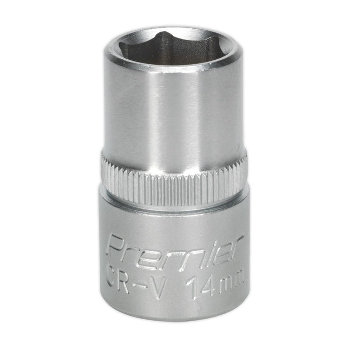 Sealey WallDrive Socket 14mm 1/2"Sq Drive S1214 Sealey - Dynamic Drive