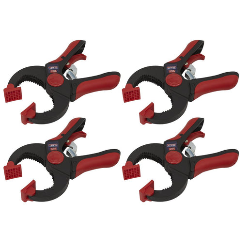 Sealey Ratchet Clamp 45mm 4pc Set RC504 Sealey - Dynamic Drive