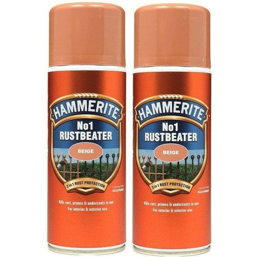 2x Hammerite NO.1 Rust Beater Aerosol Anti Corrosion Protection Spray 400ml Hammerite - Dynamic Drive
