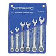 Silverline Fixed Head Ratchet Spanner Set 6pce 8 - 17mm Silverline - Dynamic Drive