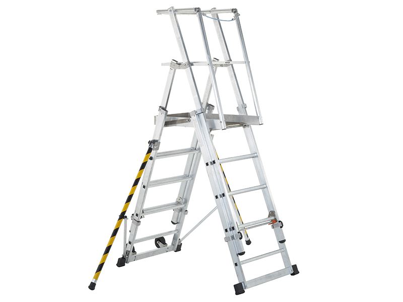 Zarges ZAP 2 Access Platform, Platform Height 1.3/1.6/1.8/2.1/2.4m 5-9 Rungs Zarges - Dynamic Drive