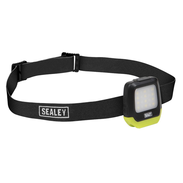 Sealey Rechargeable Clip Light with Auto-Sensor 2W & 1.5W SMD LED HT02LED Sealey - Dynamic Drive