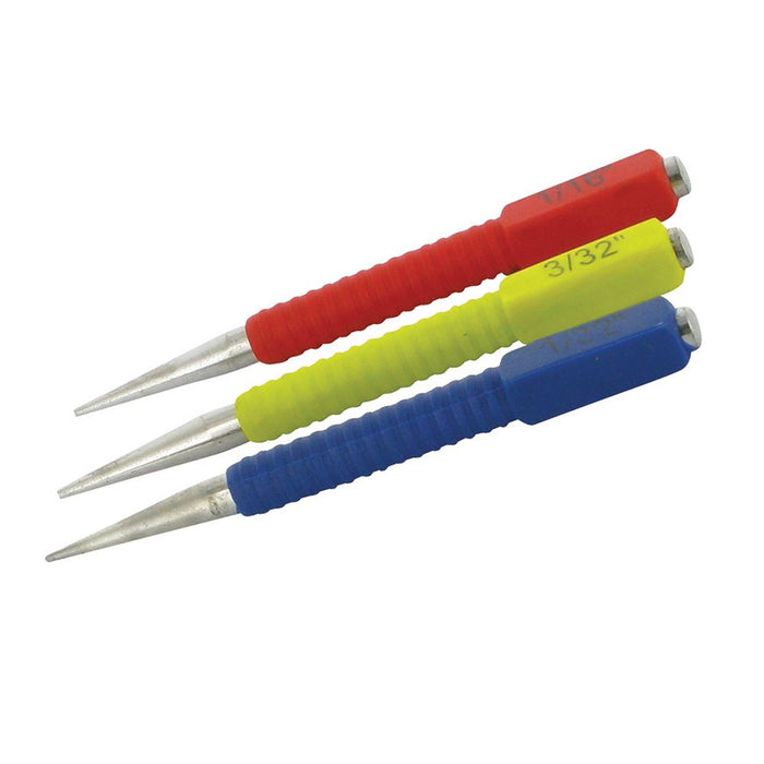 Silverline Nail Punch Set 3pce 3pce Silverline - Dynamic Drive