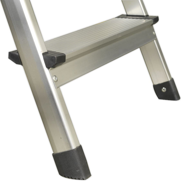 Sealey Aluminium Step Ladder 3-Tread EN 131 ASL3S Sealey - Dynamic Drive