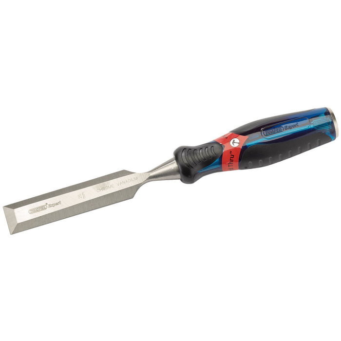 Draper Soft Grip Pound Thru Bevel Edge Wood Chisel, 25 x 140mm 24408 Draper - Dynamic Drive