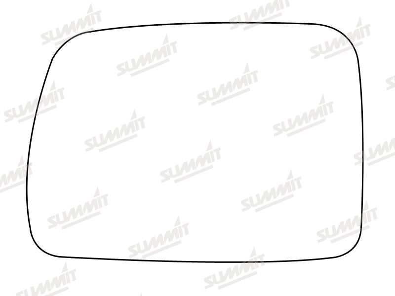 Summit Stick-On Standard Mirror Glass fits BMW X5 00 on LHS Summit - Dynamic Drive
