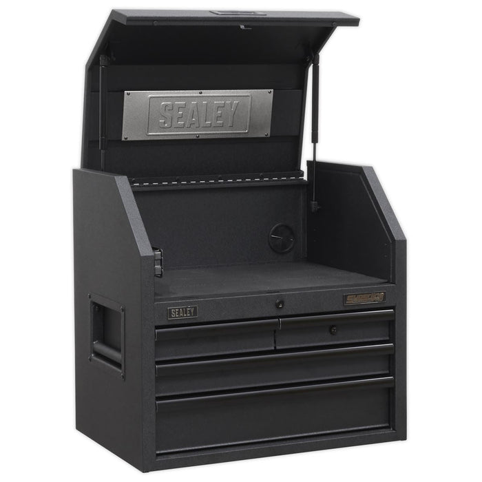 Sealey Topchest 4 Drawer 660mm with Soft Close Drawers & Power Strip AP2704BE Sealey - Dynamic Drive