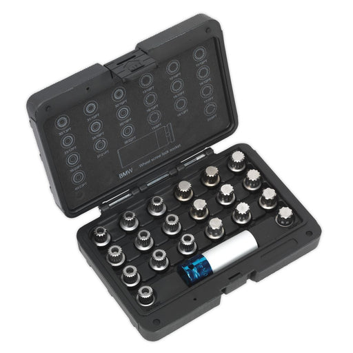 Sealey Locking Wheel Nut Key Set 21pc BMW & Mini SX209 Sealey - Dynamic Drive