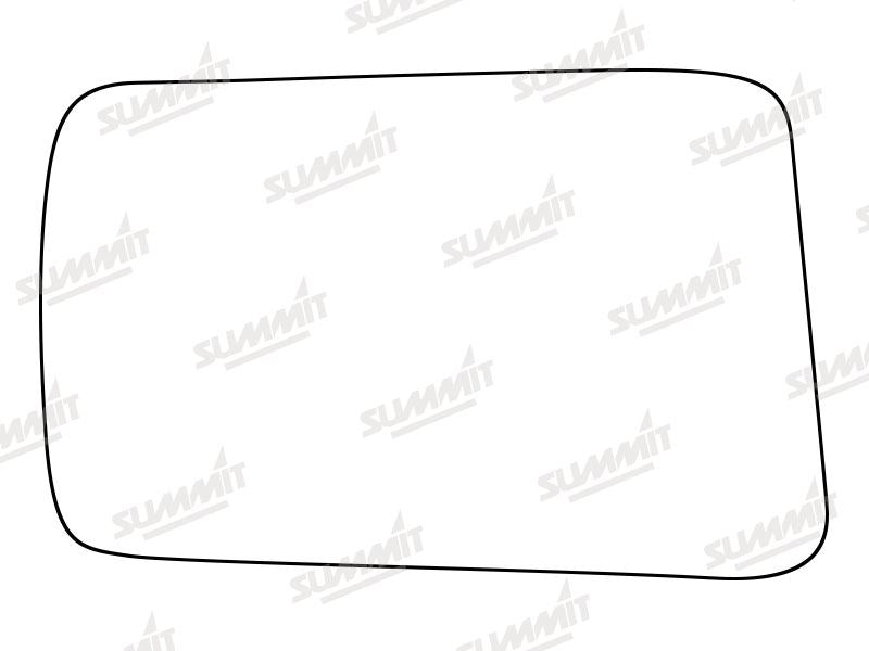 Summit Stick-On Standard Mirror Glass fits Proton RHS Summit - Dynamic Drive