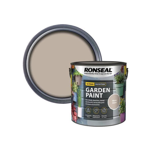 Ronseal Garden Paint Warm Stone 2.5 litre Ronseal - Dynamic Drive