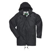 Portwest Classic Rain Jacket - Black - XX Large Portwest - Dynamic Drive
