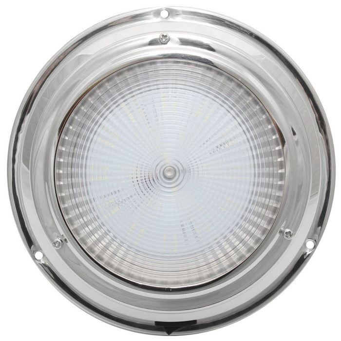 AAA 12V Stainless Dome Light Natural White LED 168mm 5" Dome AAA - Dynamic Drive
