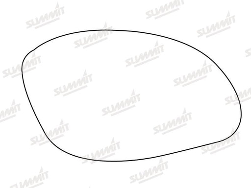Summit Heated Base Plate With Standard Mirror Glass fits Vauxhall Vectra 99 to 02 RHS Summit - Dynamic Drive