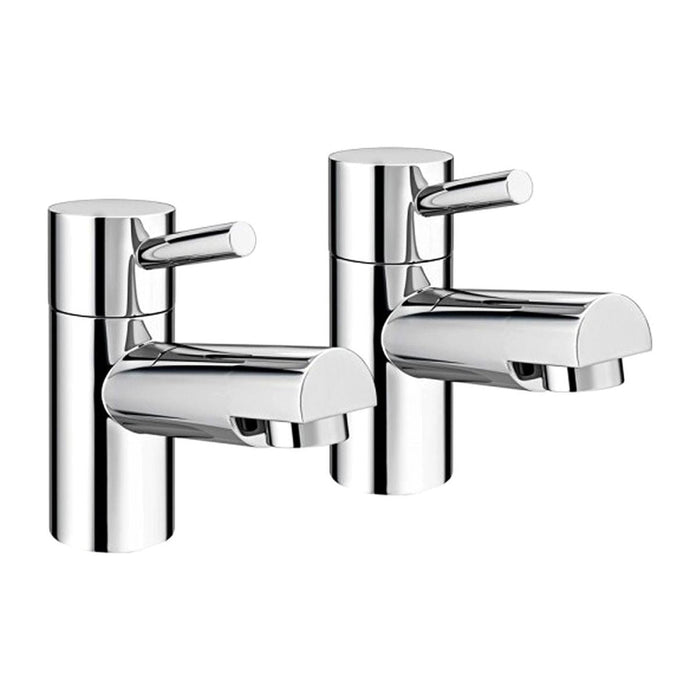 AG Risby Lever Style Basin Taps (Pair) Chrome AG - Dynamic Drive