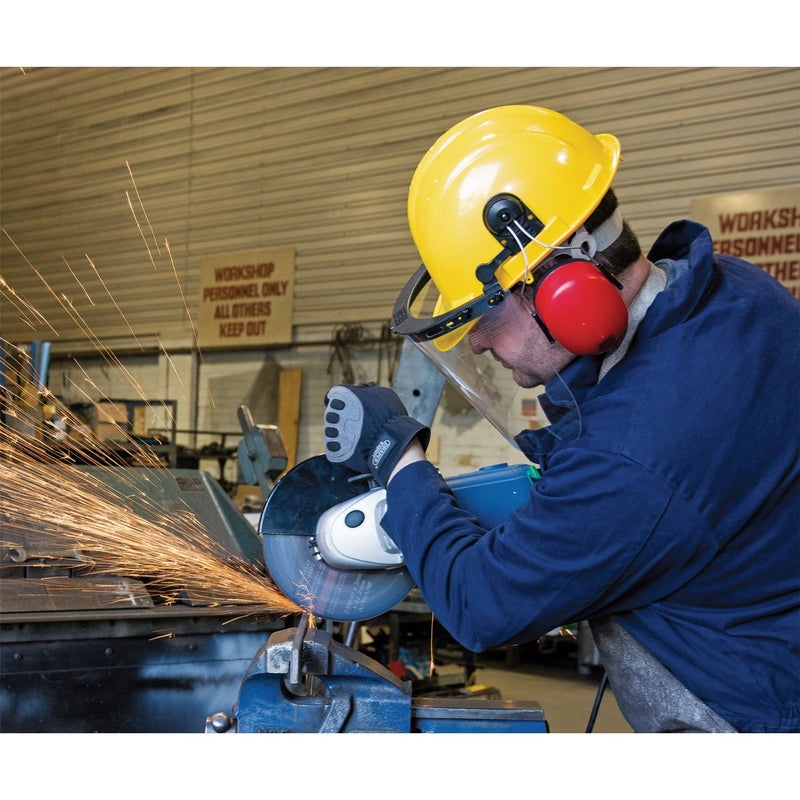 Draper Safety Helmet with Ear Muffs and Visor 69933 Draper - Dynamic Drive