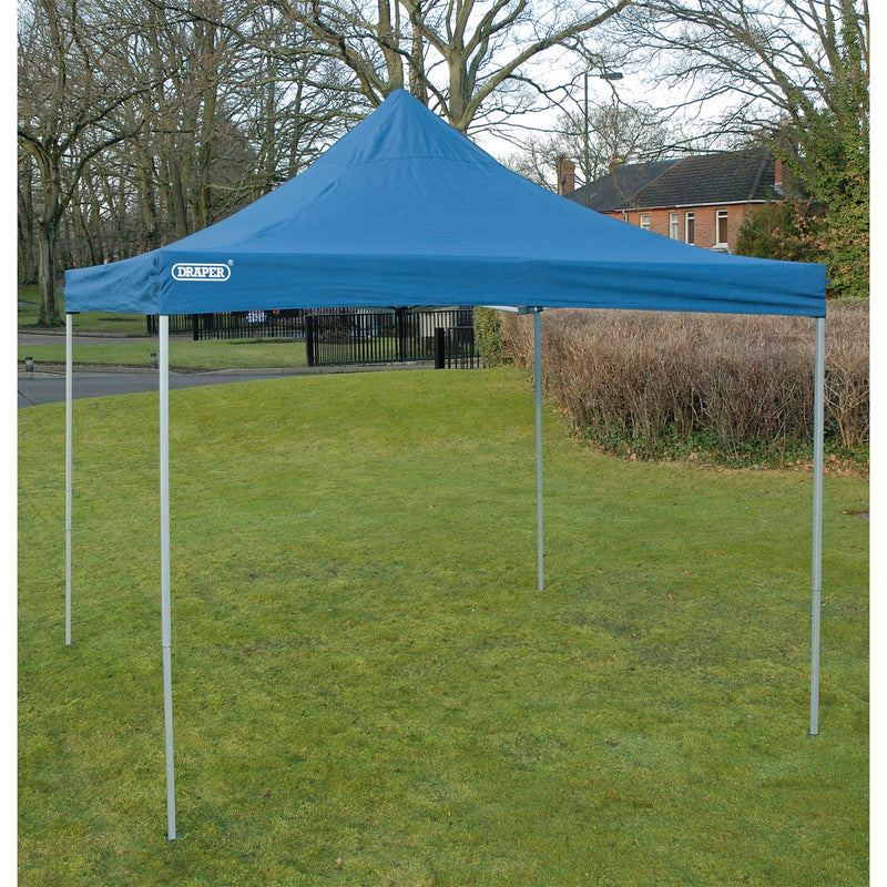 Draper Folding Gazebo, 3 x 3m, Blue 76942 Draper - Dynamic Drive