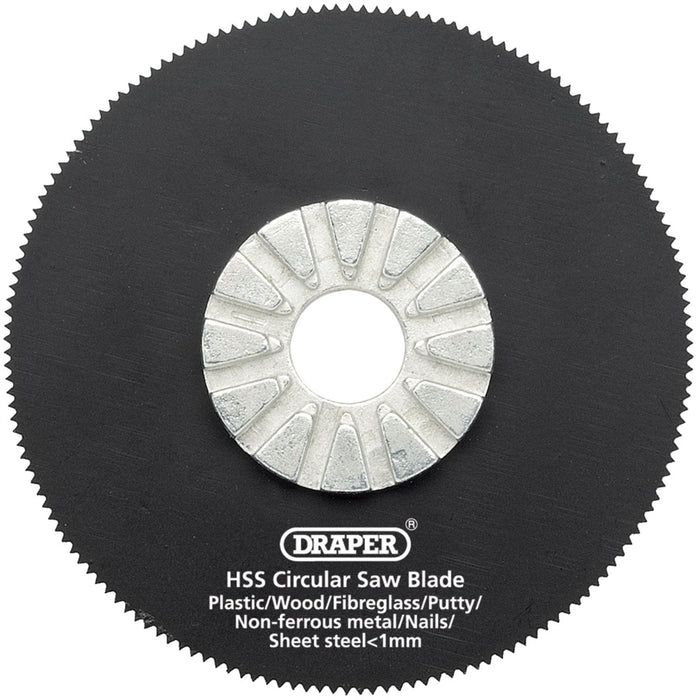 Draper HSS Circular Saw Blade, 63mm Diameter, 18tpi 26073 Draper - Dynamic Drive