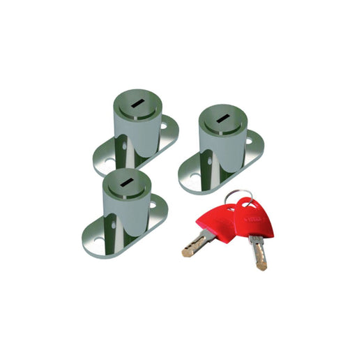 Fiamma Safe Door Lock & Key Set (3 Pack) for Caravan/Motorhome Fiamma - Dynamic Drive