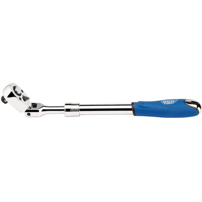 Draper Flexible Head Extending Reversible Ratchet, 1/2" Sq. Dr., 72 Tooth 26817 Draper - Dynamic Drive