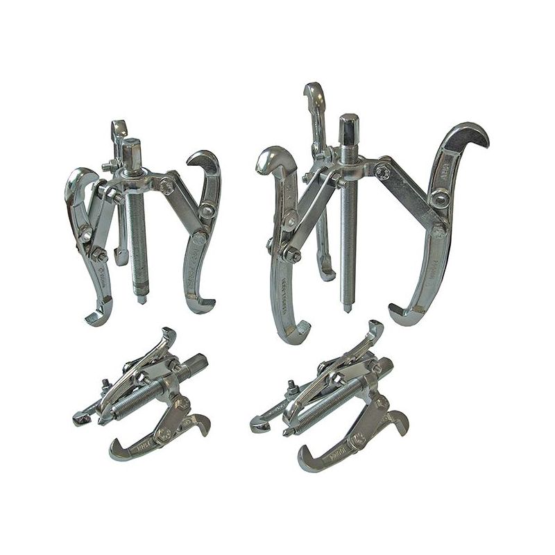 Faithfull Bearing Puller Set, 4 Piece 75 100 150 & 200mm Faithfull - Dynamic Drive