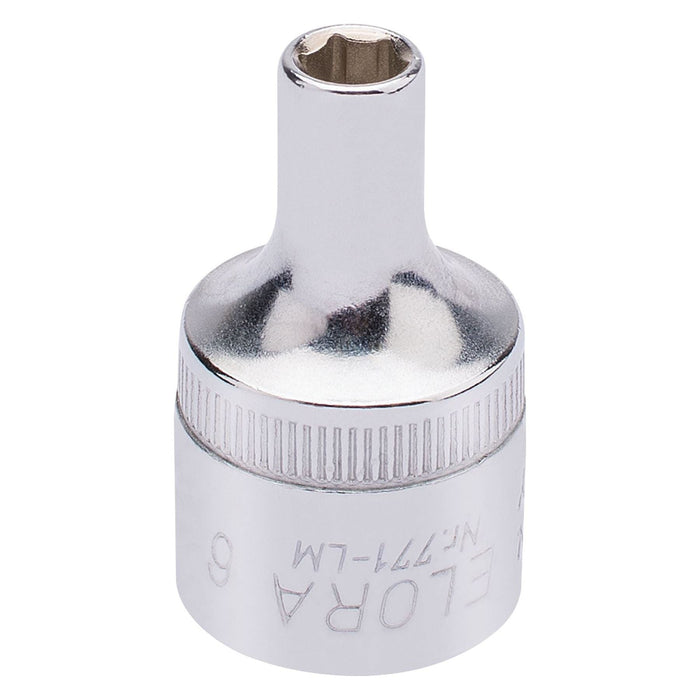 Draper Elora Hexagon Socket, 1/2" Sq. Dr., 6mm 15295 Draper - Dynamic Drive