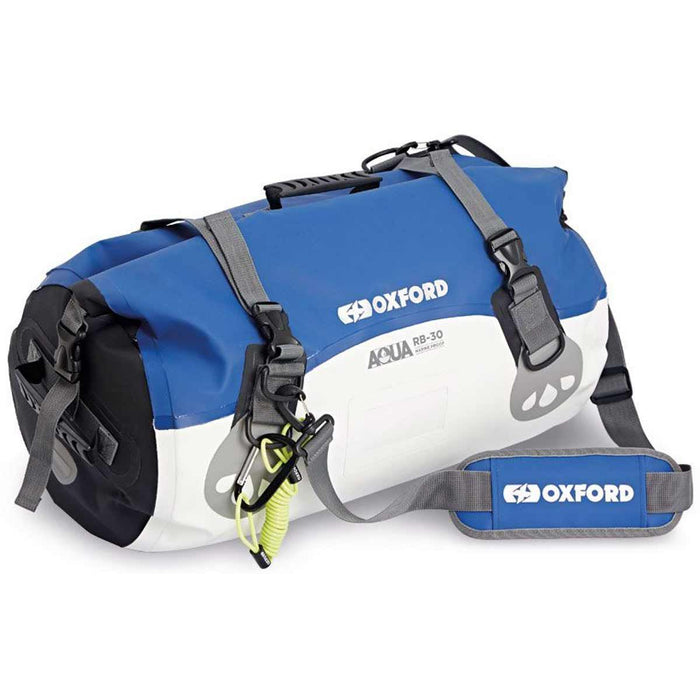 Oxford Aqua Roll Bag RB 30 (White/Blue / 30 Litre) for Caravan/Motorhome Oxford - Dynamic Drive