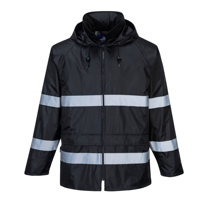 Portwest Classic Iona Rain Jacket Medium F440BKRM Portwest - Dynamic Drive