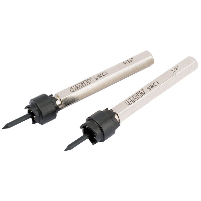 Draper Spot Weld Cutter Set, 3/8" and 5/16" 57624 Draper - Dynamic Drive