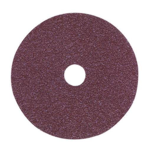 Sealey Sanding Disc Fibre Backed100mm 36Grit Pack of 25 FBD10036 Sealey - Dynamic Drive