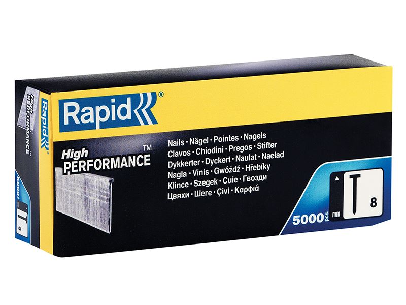 Rapid No.8 Brad Nails 18Ga 25mm (Box 5000) Rapid - Dynamic Drive