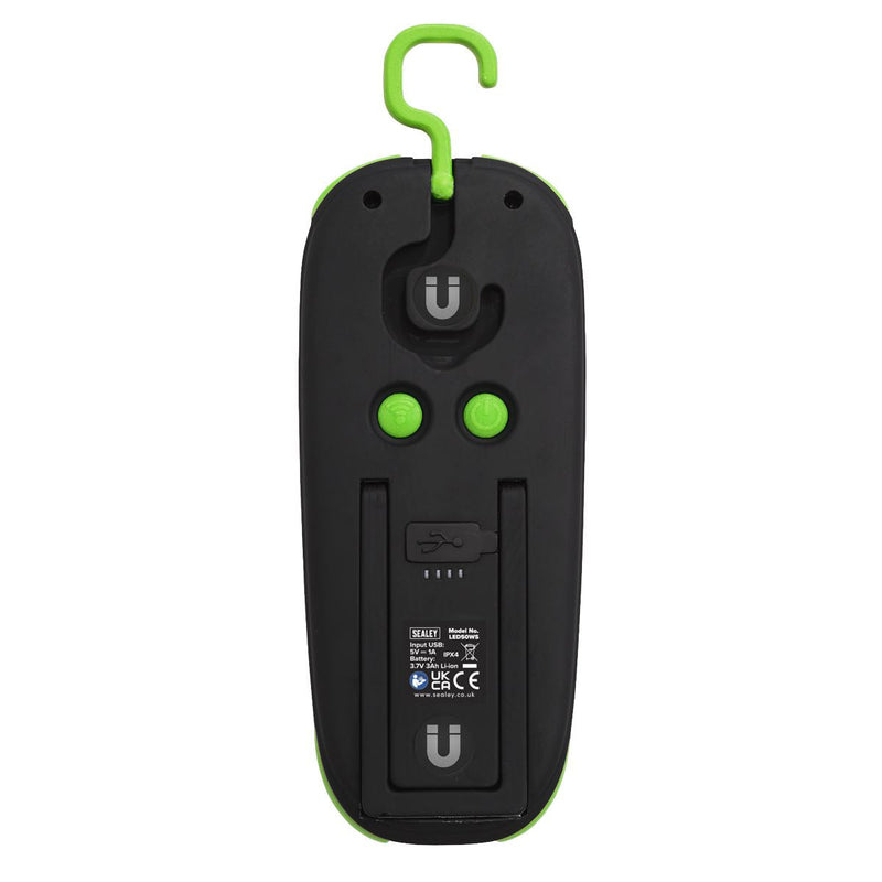 Sealey Rechargeable Torch with Wireless Speaker 10W COB LED LED50WS Sealey - Dynamic Drive