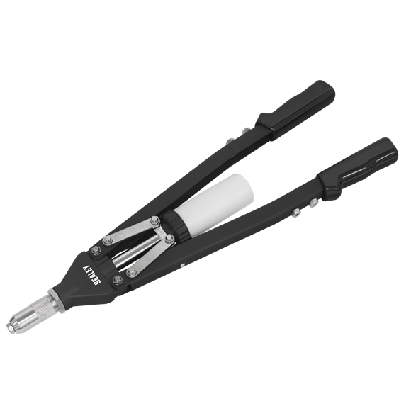 Sealey Long-Arm Riveter with Collection Bowl Heavy-Duty AK3981 Sealey - Dynamic Drive