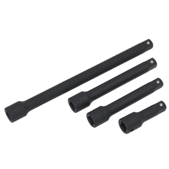Sealey Impact Extension Bar Set 4pc 1/2"Sq Drive AK5513 Sealey - Dynamic Drive