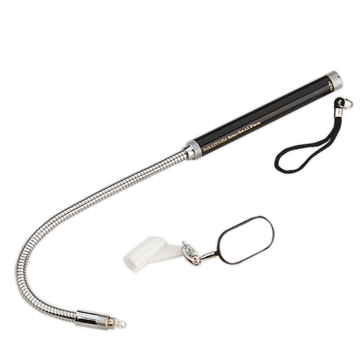 Sealey Flexible Inspection Mirror with Light AK650 Sealey - Dynamic Drive