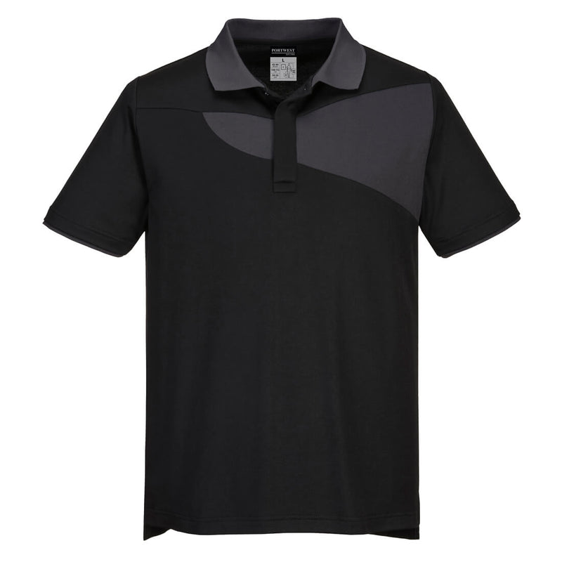 Portwest Pw2 Polo Shirt S/S XX-Large PW210BZRXXL Portwest - Dynamic Drive