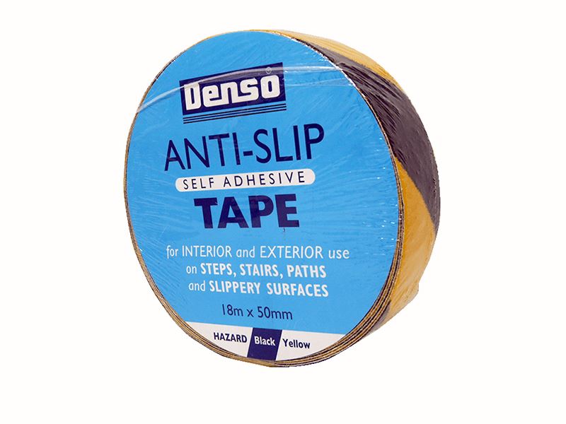 Sylglas Anti-Slip Tape 50mm x 18m Black & Yellow Hazard Sylglas - Dynamic Drive