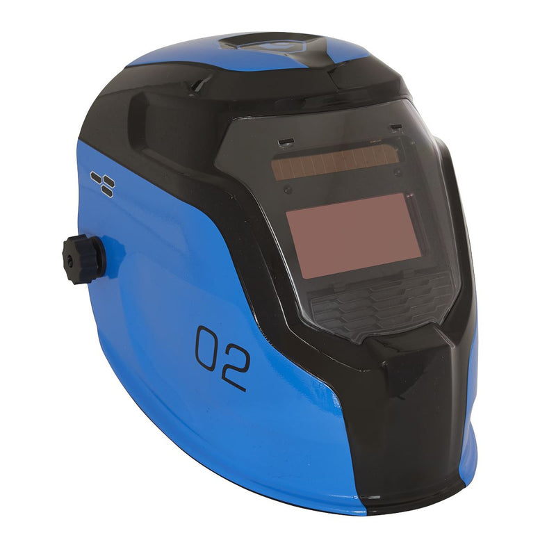 Sealey Auto Darkening Welding Helmet Shade 9-13 Blue PWH2 Sealey - Dynamic Drive