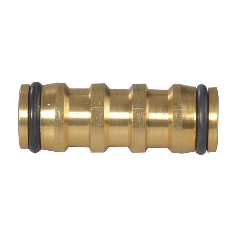 Faithfull Brass 2-Way Hose Coupling 12.5mm (1/2in) Faithfull - Dynamic Drive