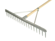 Faithfull Aluminium Landscape Rake Complete With Handle Faithfull - Dynamic Drive