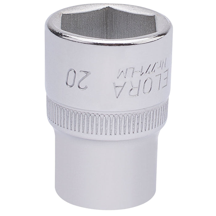 Draper Elora Hexagon Socket, 1/2" Sq. Dr., 20mm 15309 Draper - Dynamic Drive