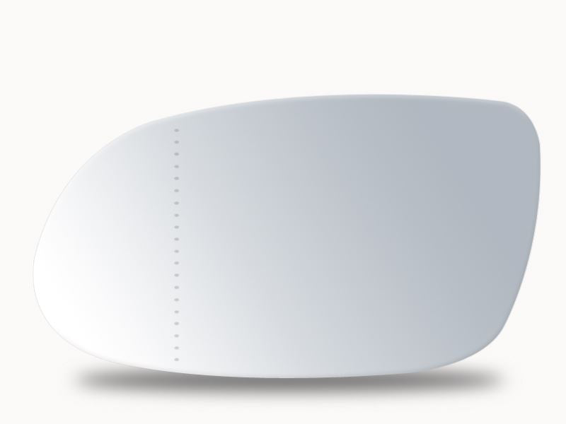 Summit Stick-On Aspheric Mirror Glass fits Mercedes A Class RHS Summit - Dynamic Drive