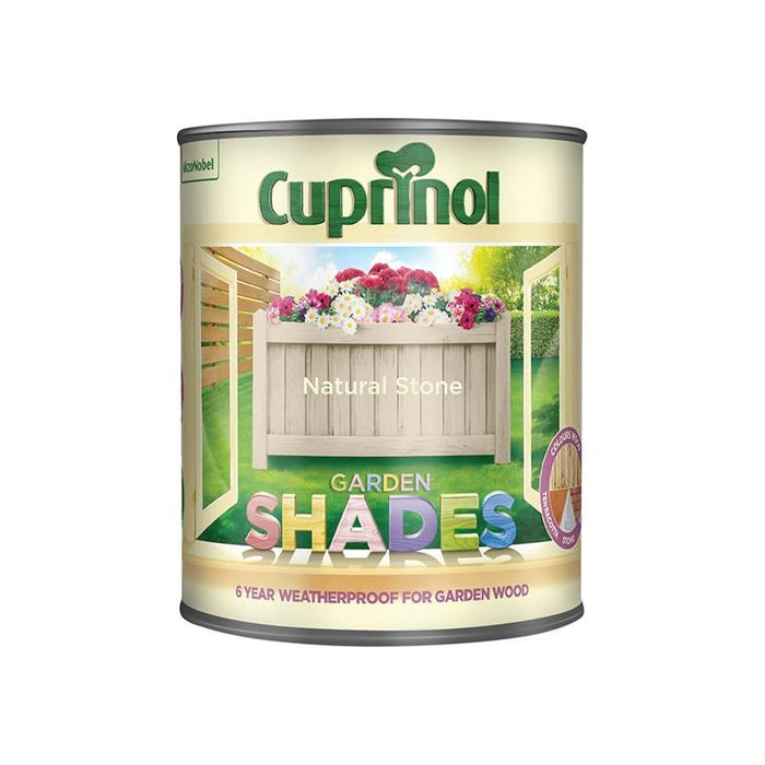 Cuprinol Garden Shades Natural Stone 1 litre Cuprinol - Dynamic Drive
