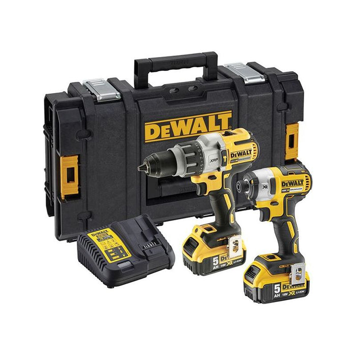 Dewalt Power Tools DCK276P2 Brushless Twin Pack 18V 2 x 5.0Ah Li-ion DeWALT Power Tools - Dynamic Drive