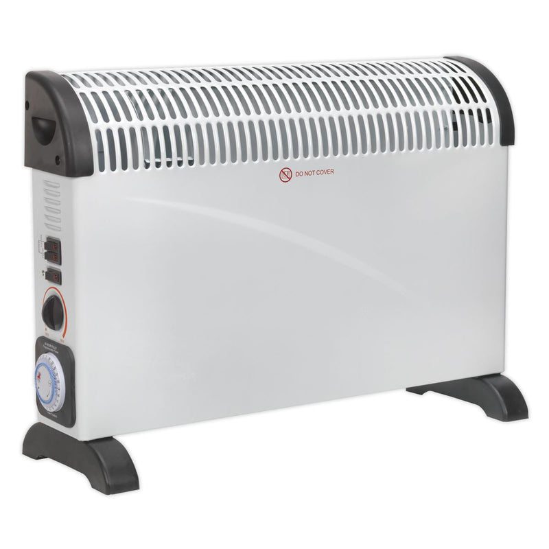 Sealey Convector Heater 2000W/230V with Turbo Timer & Thermostat CD2005TT Sealey - Dynamic Drive