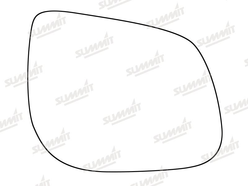 Summit Heated Base Plate With Standard Mirror Glass fits Kia Picanto 12 on RHS Summit - Dynamic Drive